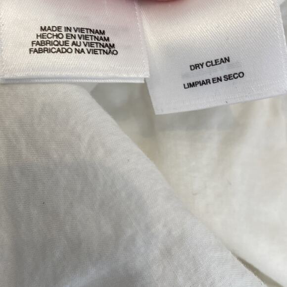 Anne Klein Lightweight Cotton Sleeveless Midi Dress Chevron Pattern EUC Sz 6 - Picture 6 of 12